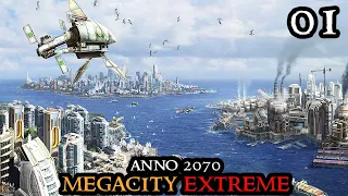 Anno 2070 Megacity EXTREME - FRESH START - Ultra HARD Settings & Keto || City Builder Part 01