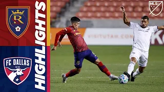 Real Salt Lake vs. FC Dallas | October 24, 2020 | MLS Highlights