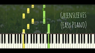 Greensleeves 綠袖子 | 屯馬開通真的很興奮 | Simple Piano | Piano Pop Song Tutorial