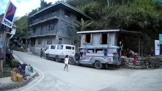 Bontoc to Barlig road