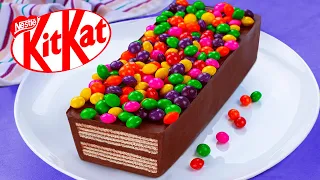 Когда совсем нет времени! Нежный пирог / Готовим торт из Oreo, KitKat, Snickers, Mars, Twix, M&M's