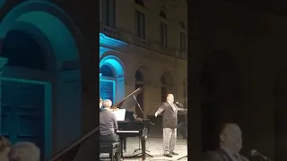 Cielo e Mar in Caltagirone, Italy.  MOSF Concert, Piazza del Municipio. July 2022