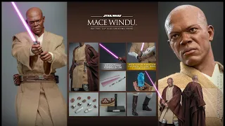 Hot Toys STAR WARS Attack Of The Clones MACE WINDU