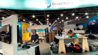 NAB 2022 Booth Build in Less than a Minute