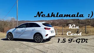 KIA Ceed /Gold+ /1.5 T-GDi /117,5 kW /160 k /M6 (Casa White)...ako jazdí?