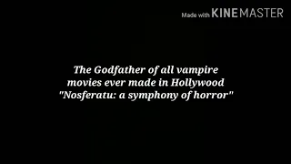 Nosferatu 1922 , World's first vampire movie : Horror History