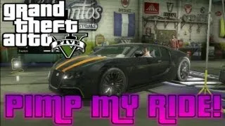 GTA 5 - Pimp My Ride #1 | Bugatti Veyron (Adder) Car Customization at Los Santos Customs!