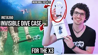 Finally! Invisible Selfie Stick Under Water! - Insta360 Invisible Dive Case Review & Test