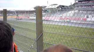 F1 2011 British GP - Opening lap from the Wellington Straight.