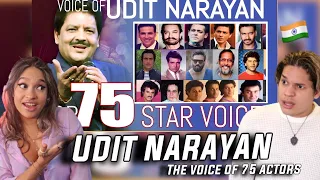 One Of The Most Iconic Voices in India |Waleska & Efra React to Udit Narayan's TOP 75 Actors' Voice