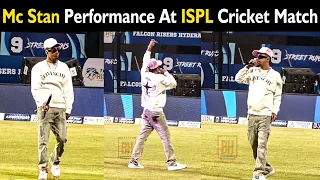 Mc Stan Performance  At Ispl Cricket Match - Day 02 | #mcstan #mcstanliveshow  #ispl