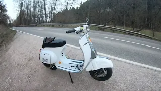 Vespa V50 Special 244 Testride... die Sau will einen abwerfen