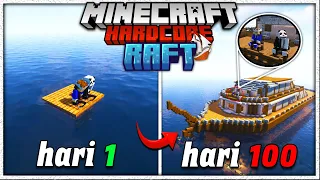 100 Hari Di Minecraft Hardcore SURVIVAL RAFT