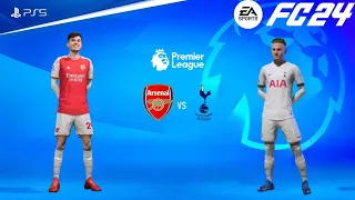 EA Sports FC 24 | Arsenal VS Spurs | North London Derby | Premier League Full Match 2023/24 | HD