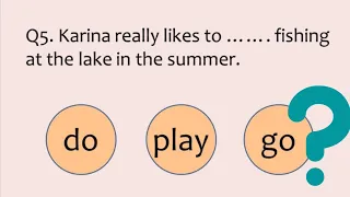 Do, Play or Go | Concept Clear | Grammar Test Series #ESL