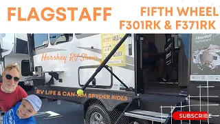 Flagstaff Fifth Wheel F301RK and F371RK Tour Hershey RV Show Full time RVer