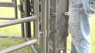 How to Install a Sheeted Adjustable Alley Gate to a Sweep Tub