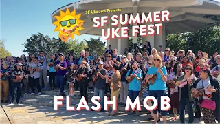 Ukulele Flash Mob - (Bruno Mars) Just the Way You Are - San Francisco Summer Uke Fest 2019 ☀️