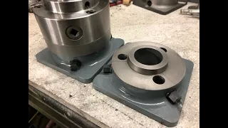 Making a D1-4 Camlock Chuck Adaptor Flange for a Milling Machine or Rotary Table