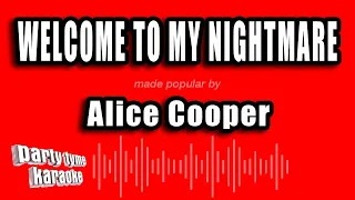 Alice Cooper - Welcome to My Nightmare (Karaoke Version)