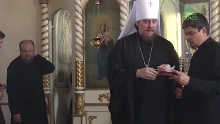 Митрополит Челябинский и Миасский Алексий возглавил Божественную литургию в селе Чудиново.