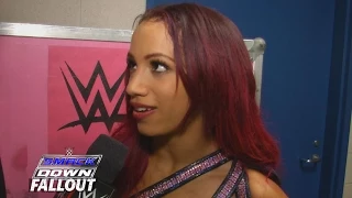 Sasha Banks speaks on the controversy surrounding her and Paige: SmackDown Fallout, Sept. 10, 2015