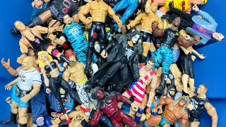 MASSIVE BOX OF OLD WWE ACTION FIGURES!