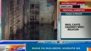 NTG: Baha sa Malabon, humupa na