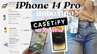  iPhone 14 Pro (Gold 512 Go) Unboxing ✨ | Casetify accessories review 💕