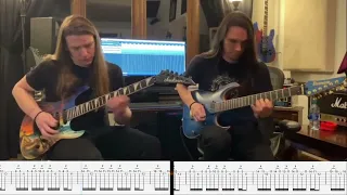 Teemu Mäntysaari playing Stratovarius with Brandon Ellis (Screen tab)