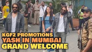 Rocking Star Yash MAKES GRAND in Mumbai With His KGF Team | KGF2 Promotions | KGF Fever Begins