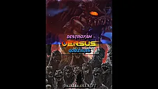 Destoroyah vs Godzillas || #shorts #debate #godzilla