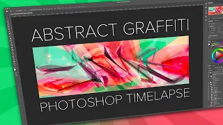 Abstract Graffiti Photoshop Time Lapse