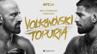 UFC 298 LIVESTREAM VOLKANOVSKI VS TOPURIA FULL FIGHT NIGHT COMPANION & PLAY BY PLAY
