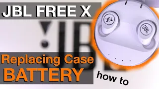 Replacing the BATTERY of JBL FREE charging case (how to)