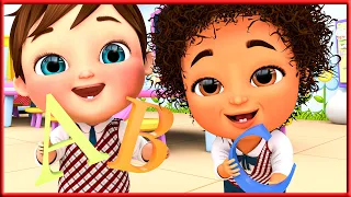 🔴 ABC Song (New Edition) + More Nursery Rhymes & Kids Songs - Banana Cartoon - ASL