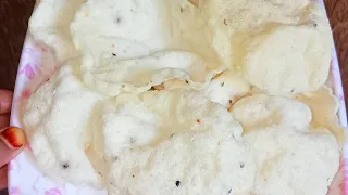 सूजी के कुरकुरे पापड़ बनाने का नया आसान तरीका|Semolina Papad|Suji Ke Papad|Papad Recipe|Rava Papad