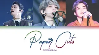 EXO CBX - Paper Cuts (JPN/ROM/INDO Color Coded Lyrics/가사)