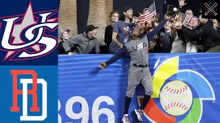 United States VS Dominican Republic | Elimination game of the 2017 World Baseball Classic #mlb #wbc