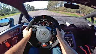 2021 Lamborghini Huracan STO POV Test Drive (3D Audio)(ASMR)