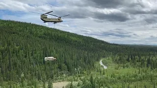 Alaska ANG CH-47 Chinook removes ‘Into the Wild’ bus