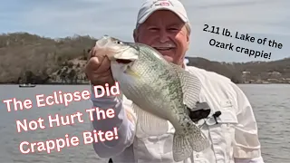 The Eclipse Did Not Hurt The Crappie Bite!