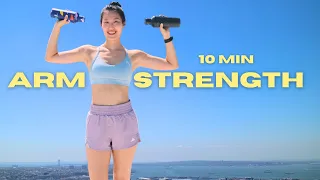 10 MIN to Build Stronger Arms with Water Bottles: Quick & Effective