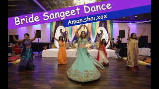 Bride Sangeet Dance | Jiya Jale | Cham Cham | Nagada Sang Dhol | Aman.shai.xox