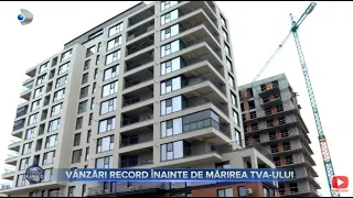 Stirile Kanal D - Vanzari record inainte de marirea TVA-ului | Editie de dimineata