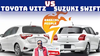 SUZUKI SWIFT vs TOYOTA VITZ / asking people / pakwheels events