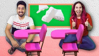 FIZEMOS UMA ESCOLA DE ISOPOR | Gabriel e Shirley 2.0