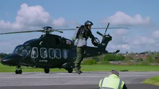 Gravity Industries visits Leonardo Helicopters in Yeovil