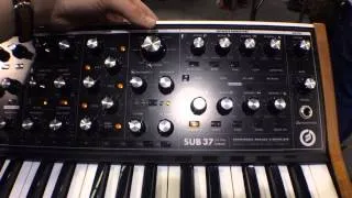 2014 Winter NAMM Show - Moog Sub 37 Analog Synth