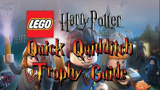Lego Harry Potter: Years 1-4 - Complete 'A Jinxed Broom' in 5 Minutes (Quick Quidditch Trophy Guide)